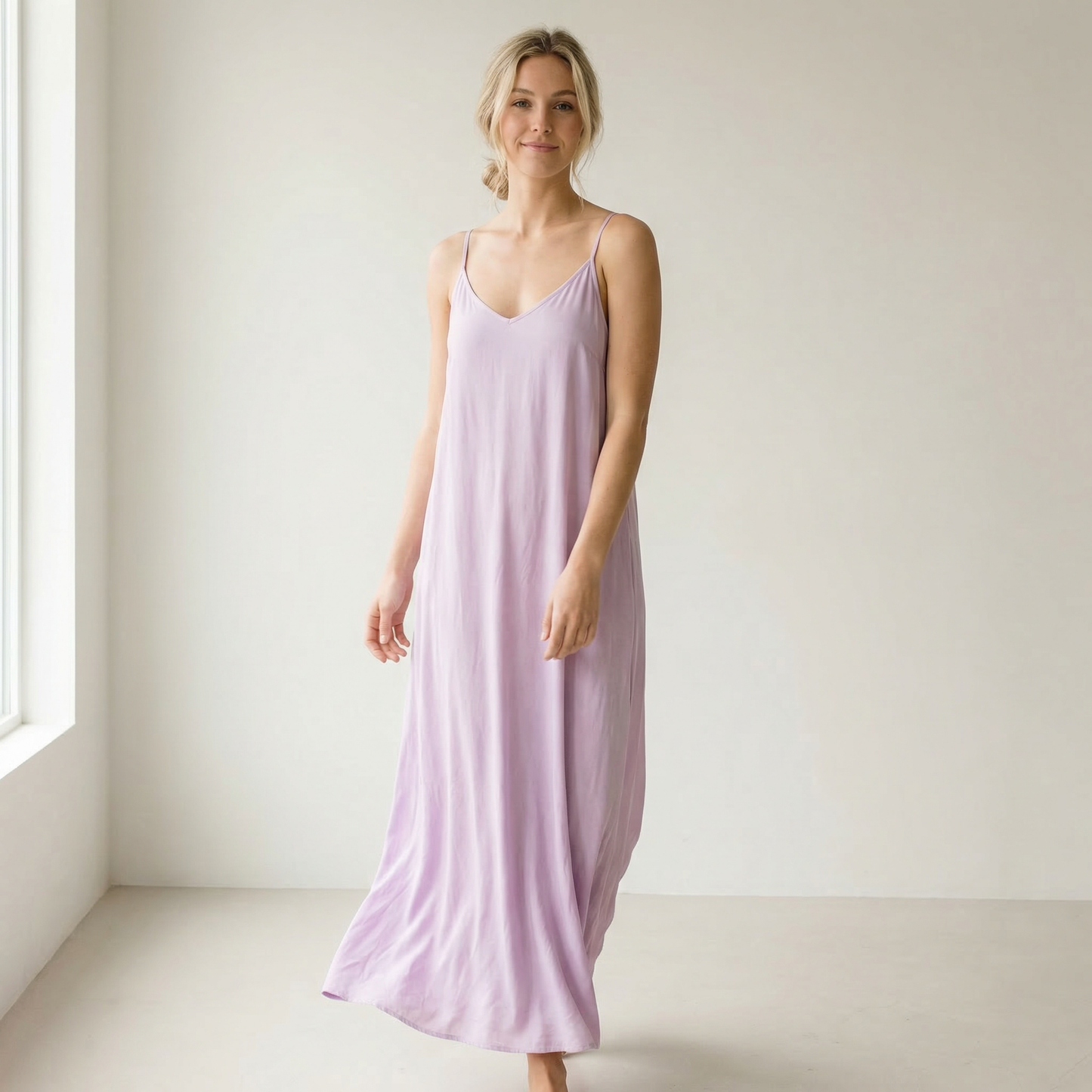 Low Backless Flow Dress