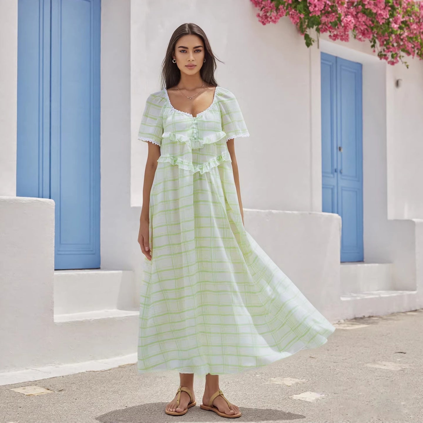 Graceful Breeze Maxi Dress