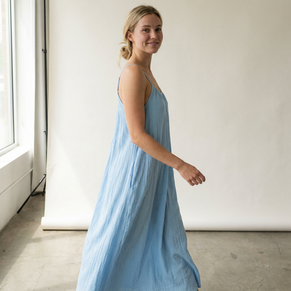 Low Backless Flow Dress