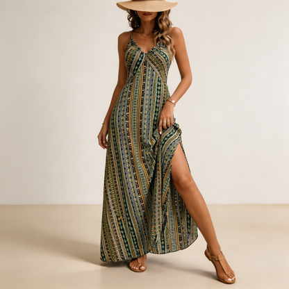 Bohemian Split Maxi Dress