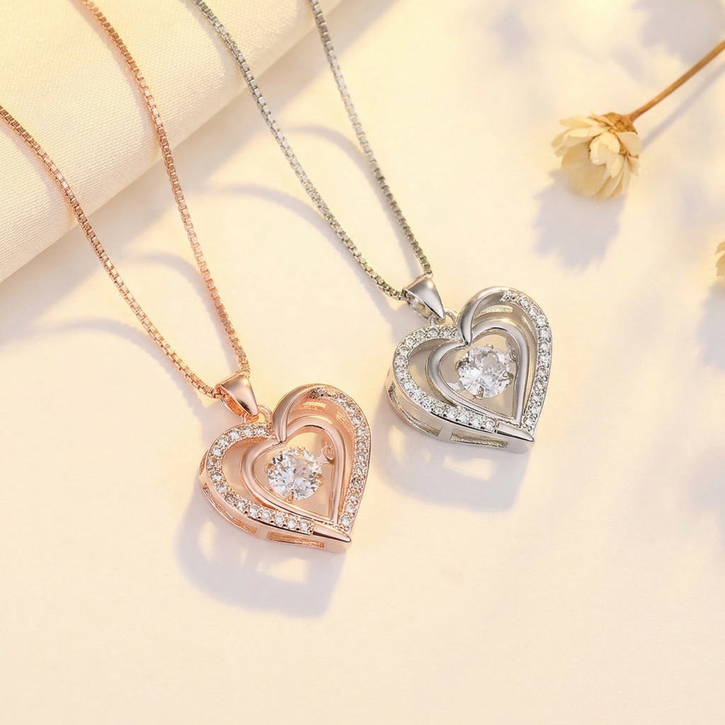 Heart Shaped Pendant Necklace