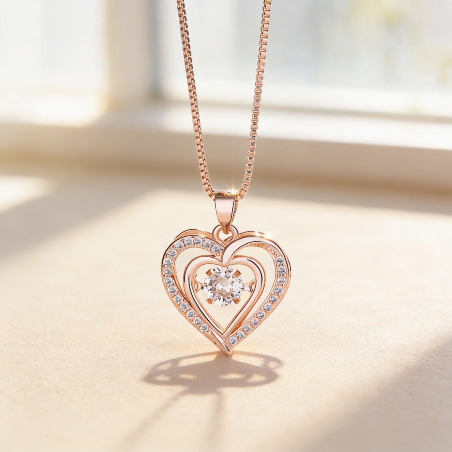 Heart Shaped Pendant Necklace