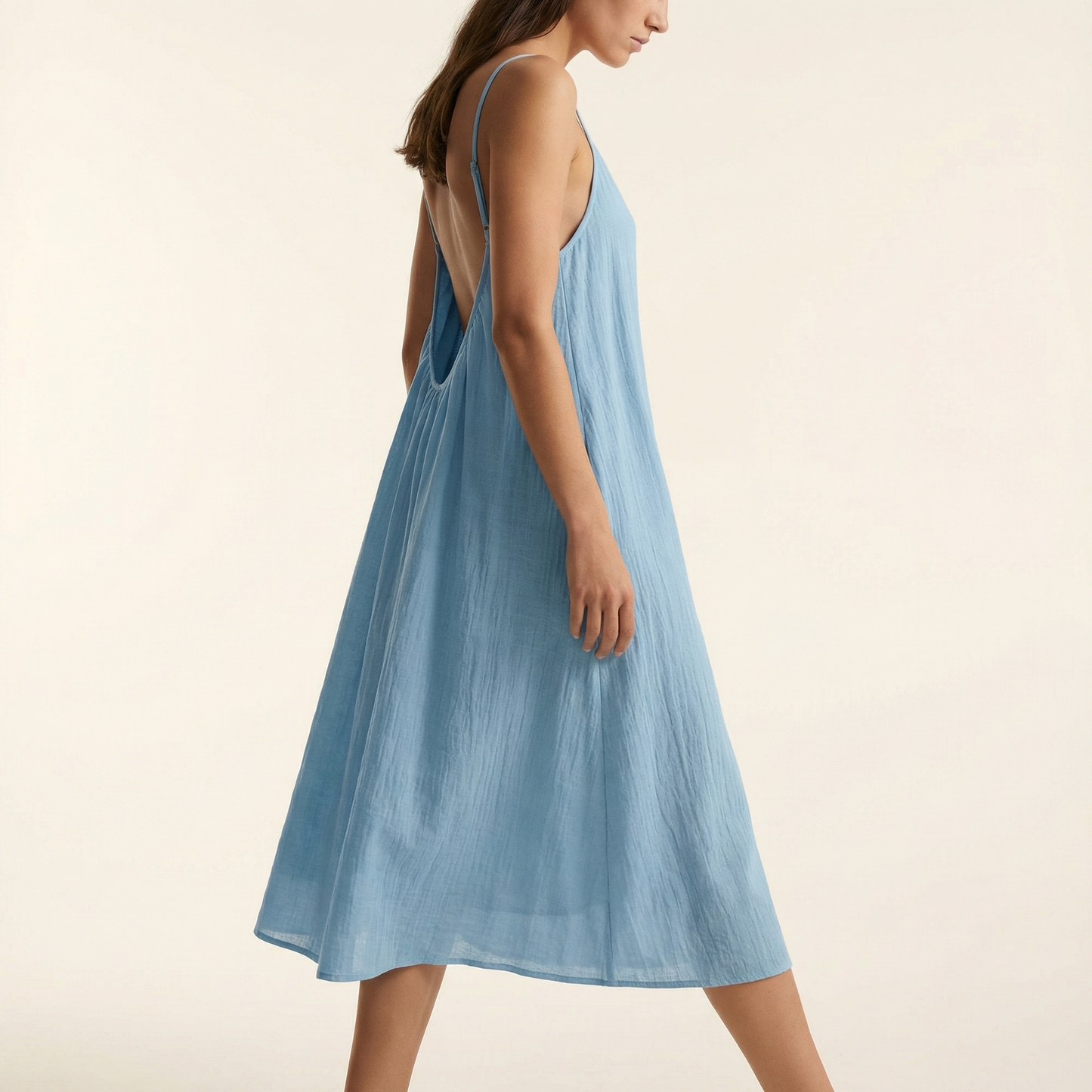 Mini Low Backless Flow Dress