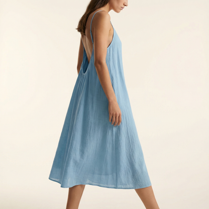 Mini Low Backless Flow Dress