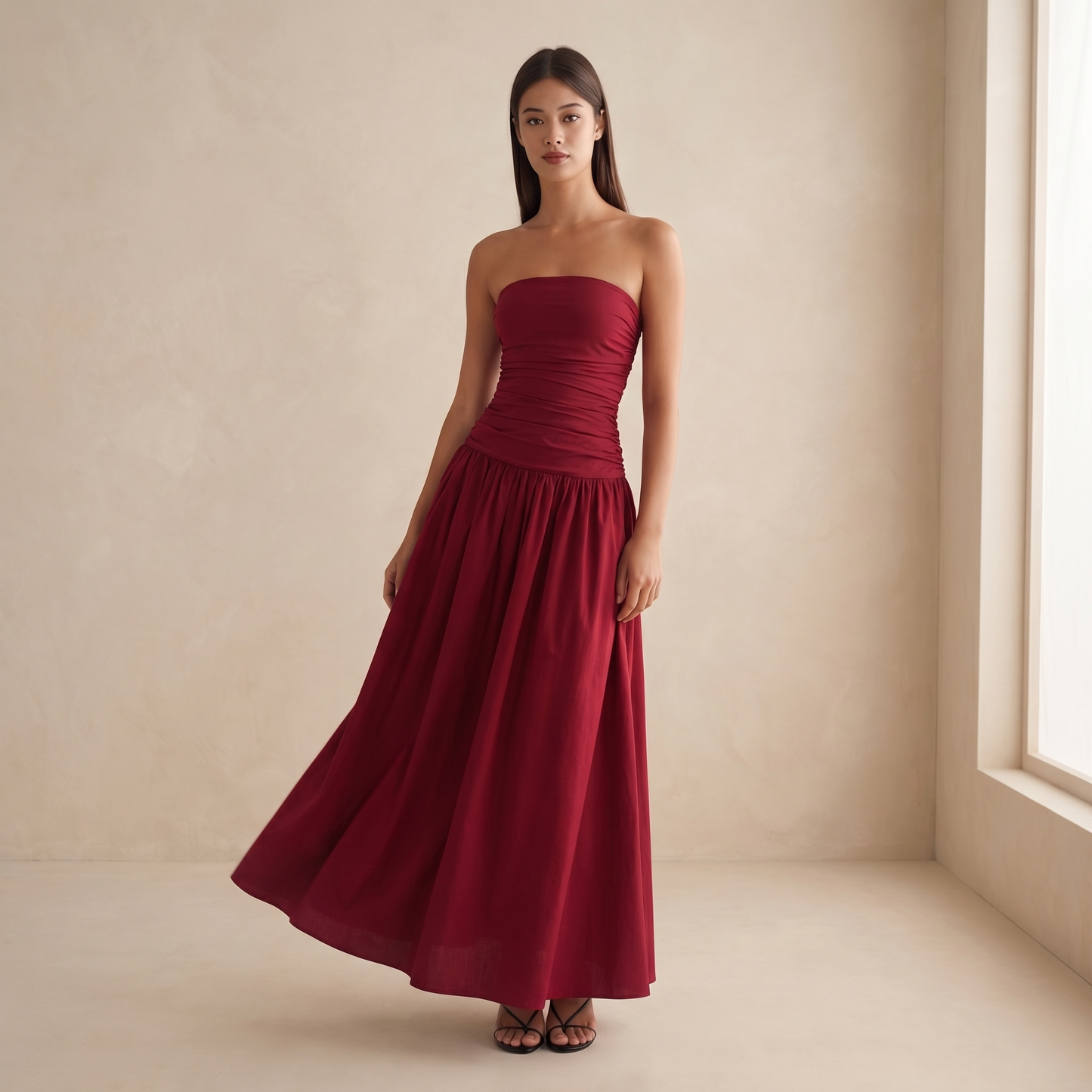 Strapless Maxi Dress