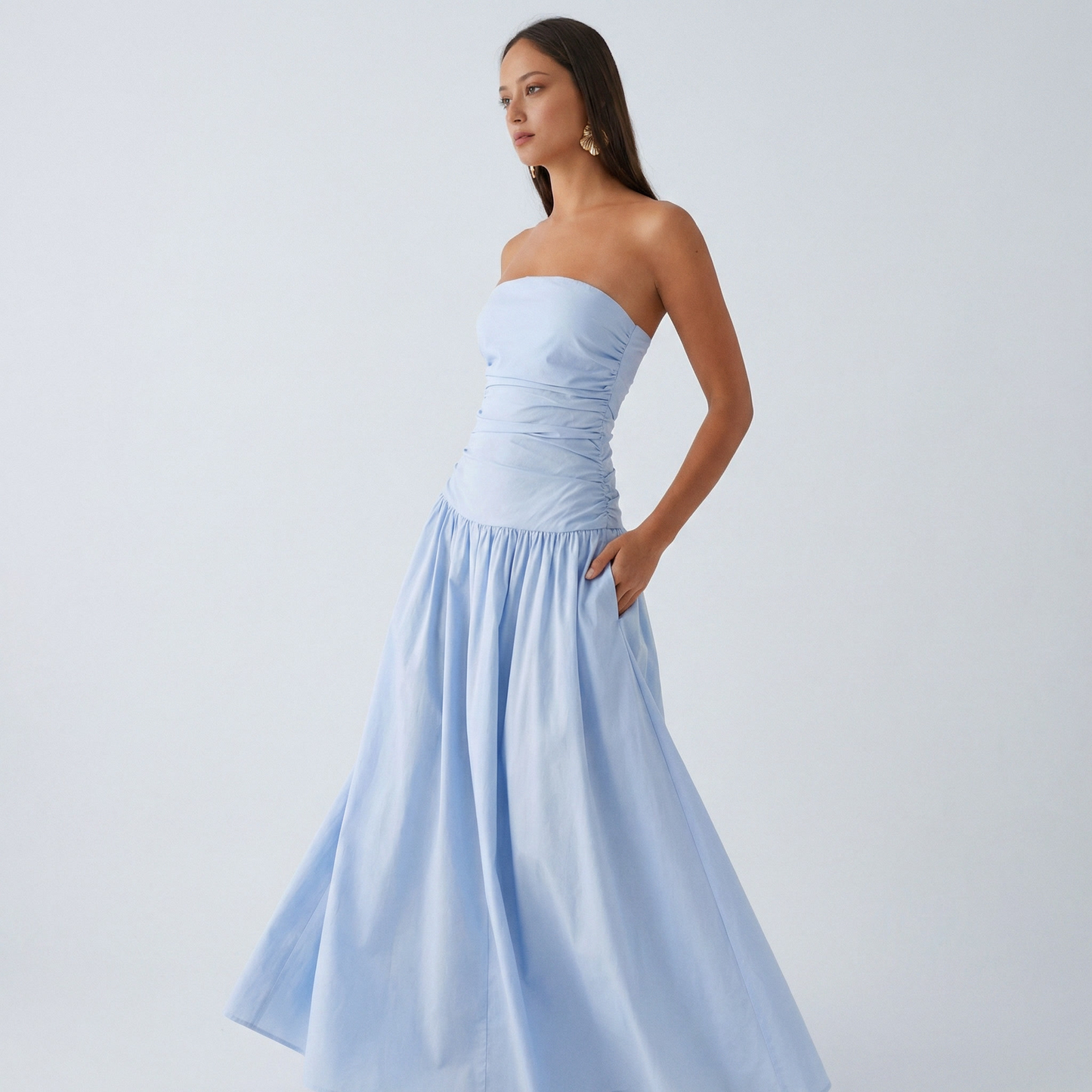 Strapless Maxi Dress