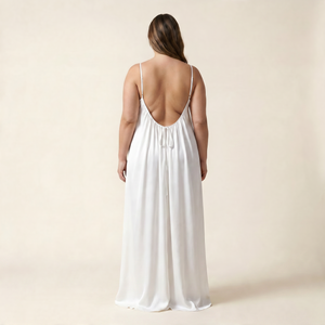 Low Backless Flow Dress