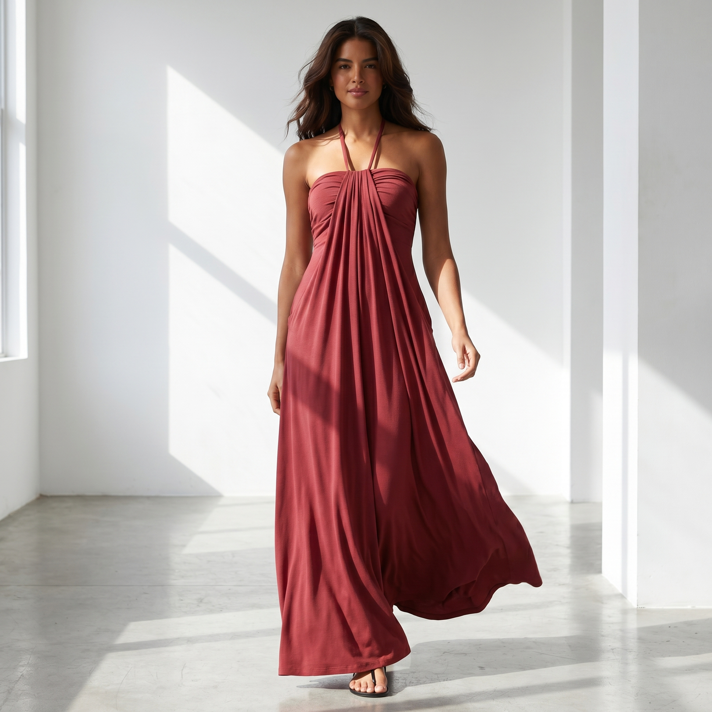 The Amalfi Drape Maxi